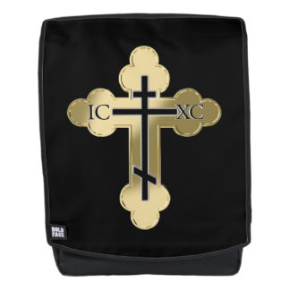 Christian orthodox cross backpack