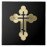 Christian orthodox cross ceramic tile<br><div class="desc">To see another matching items please click the links on the right</div>