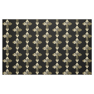 Christian orthodox cross fabric
