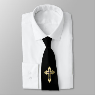 Christian orthodox cross tie