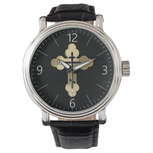 Christian orthodox cross watch