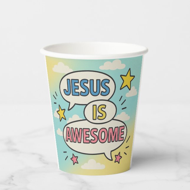Christian party tableware theme  paper cups (Front)