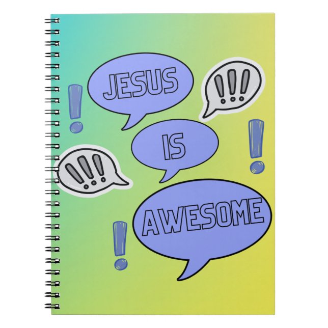 Christian party theme bible journal notebook  (Front)