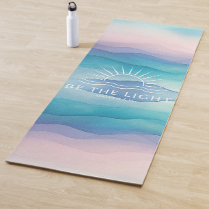 Christian Pastel Waves Yoga Mat
