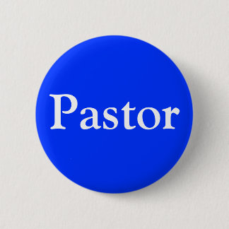 Christian Pastor button with pin clasp