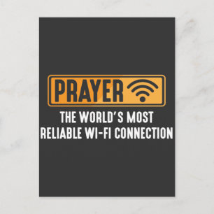 Christian Pastor Prayer Jesus Faith Connection Postcard