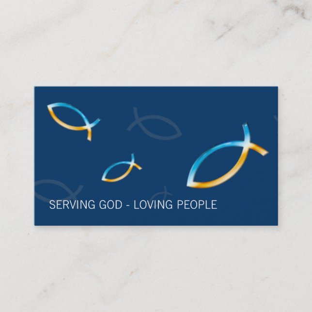 Christian | Pastor | Priest Business Card (Front)