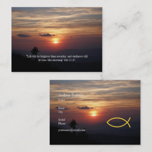 Christian Pastor Priest Business Card