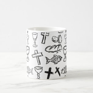 Christian Pattern Coffee Mug