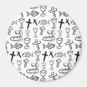 Christian Pattern Magnet
