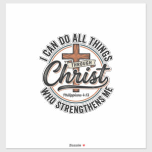 Christian Philippians 4_13 Vintage Quote Shirt Des