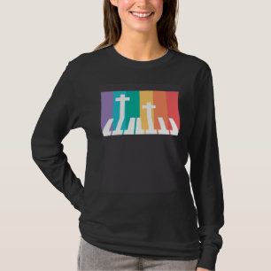 Christian Pianist Piano Player Religious Musician T-Shirt
