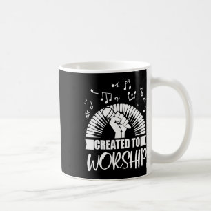 Christian Piano Player Created To Worship Gift For Coffee Mug
