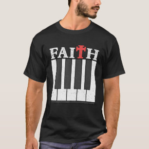 Christian Piano Shirt Faith Worship Band Musical I