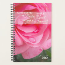 Christian Planner for Women - Red Rose