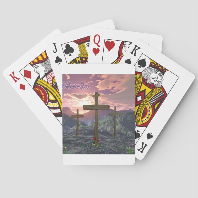christian playing cards (Back)