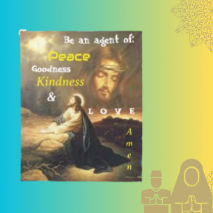 Christian Practice Traits Character Sherpa Blanket