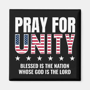 Christian PRAY FOR UNITY USA Day of Prayer Magnet