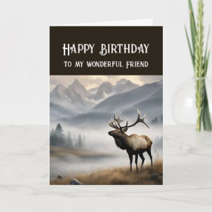 Christian Prayer for Friend Birthday Holiday Card