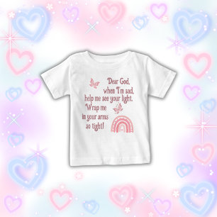 Christian Prayer for kids Pink Baby T-Shirt