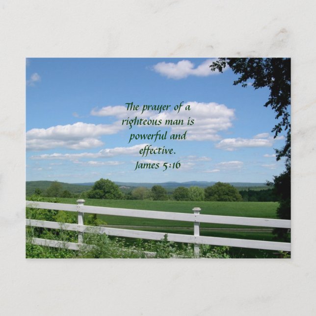 Christian Prayer Postcard (Front)