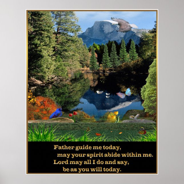 Christian prayer poster (Front)