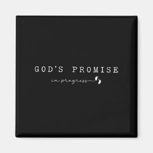 Christian Pregnancy God'promise In Progresfaith Ba Magnet
