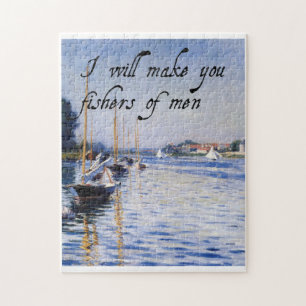 Christian puzzle "I will make you fishers of men"