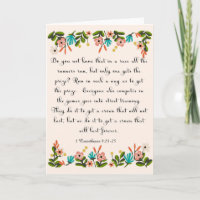 Christian Quote Art - 1 Corinthians 9:24-25