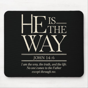 Christian Quote - Bible Verse Graphic Women Mouse Pad