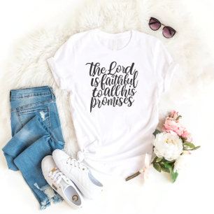 Christian Quote Bible Verse Hand Lettered T-Shirt