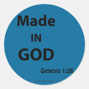 Christian Quotes Classic Round Sticker