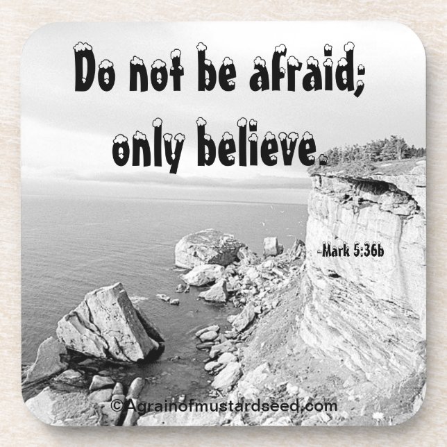 Christian Quotes Inspirational Coaster (Front)