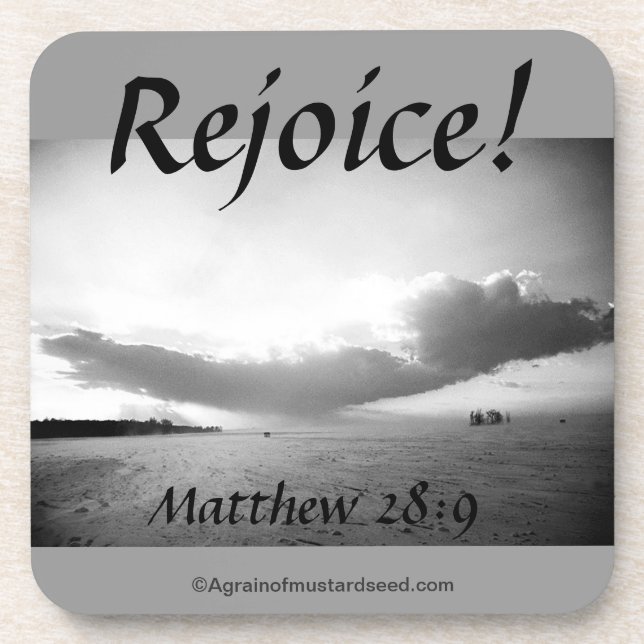 Christian Quotes Inspirational Coaster (Front)