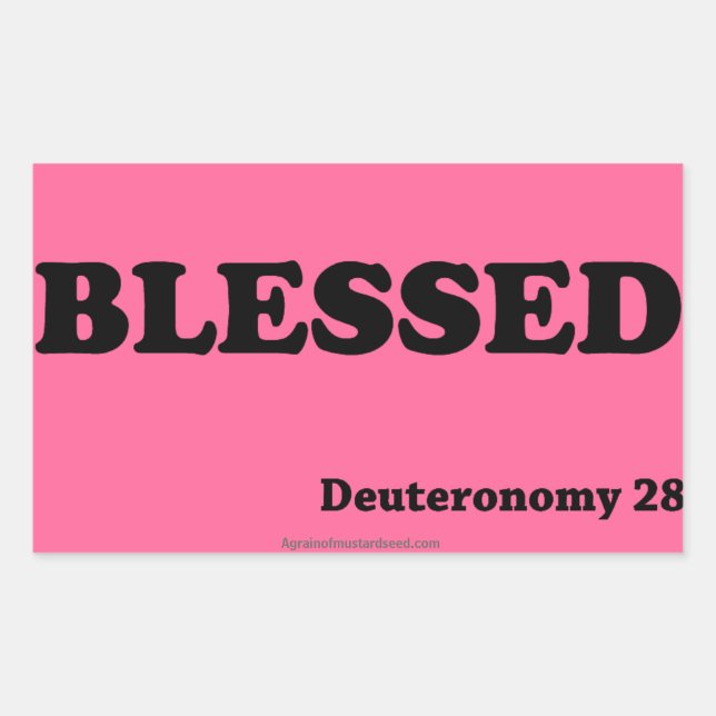 Christian Quotes Rectangular Sticker (Front)
