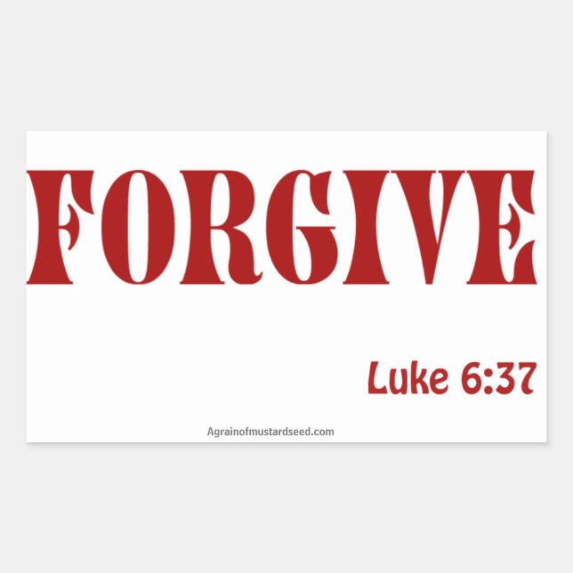 Christian Quotes Rectangular Sticker (Front)