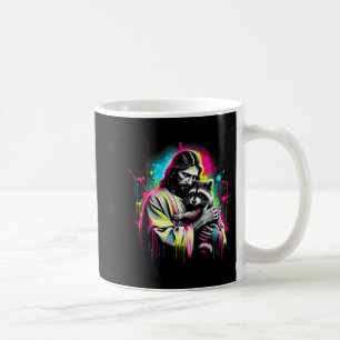 Christian Raccoon Lover Trash Holding God Faith Me Coffee Mug