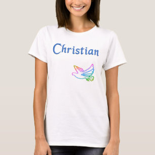 Christian Rainbow Dove T-Shirt