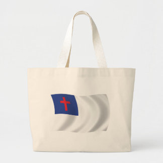 Christian Religion Flag Tote Bag
