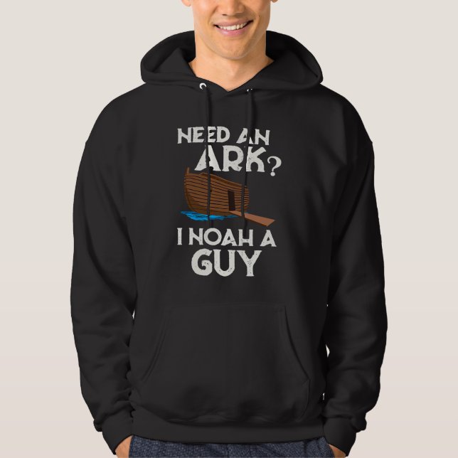 Christian  Religion Humor  Religious Noah's Ark Hoodie (Front)