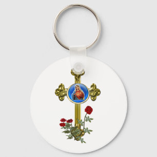 Christian,religious,art,"digital art",inspirationa key ring