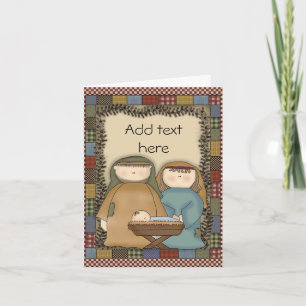 Christian Religious Christmas Holiday Notecard