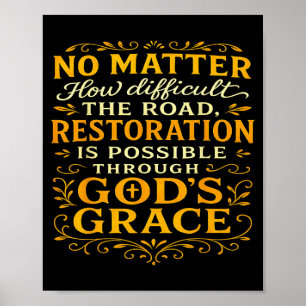 Christian Religious God Restoration Faith Based He Poster
