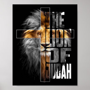Christian Religious Jesus The Lion Of Judah Easter Poster