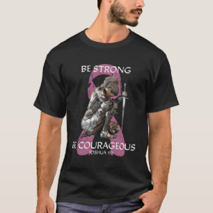 Christian Religious K Breast Cancer Warrior Surviv T-Shirt
