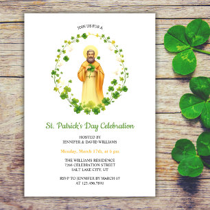 Christian Religious St Patricks Day Celebration Invitation
