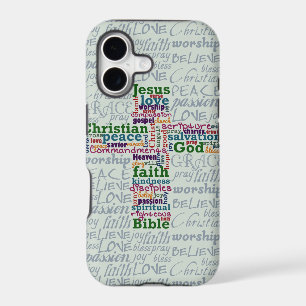 Christian Religious Word Art Cross