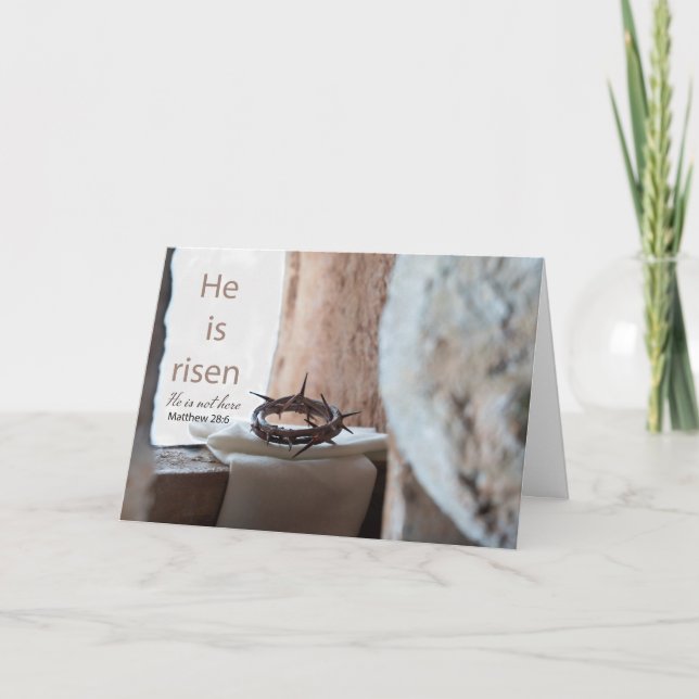 Christian Resurrection Card (Front)