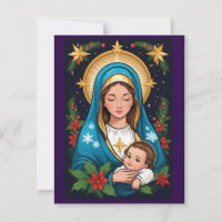 Christian Roman Catholic Virgin Mary Christmas