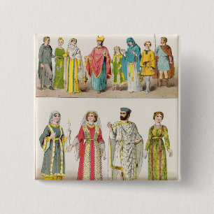 Christian Roman Dress 15 Cm Square Badge